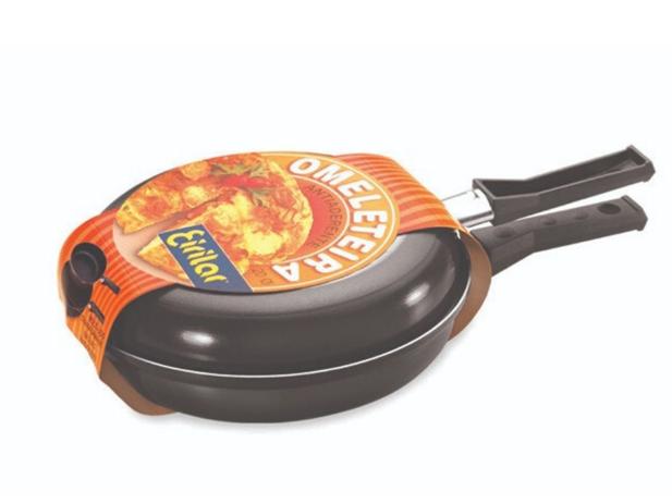 Omeleteira Frigideira Dupla Antiaderente Teflon Preta 20cm Panquequeira Hamburgueira Eirilar Menor preço em Omeleteira Frigideira Dupla Antiaderente Teflon Preta 20cm Panquequeira Hamburgueira Eirilar