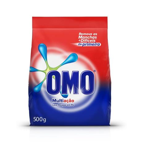 Omo Multiação Detergente Em Pó 500g Menor preço em Omo Multiação Detergente Em Pó 500g