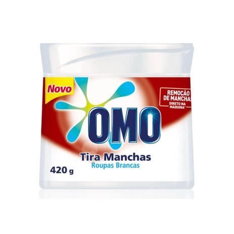 Omo Roupas Brancas Tira Manchas 420g Menor preço em Omo Roupas Brancas Tira Manchas 420g