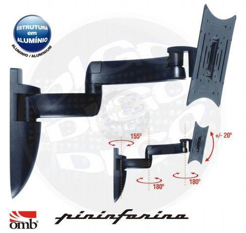OPERA 3 PRE Suporte Articulado com Inclinação para TV LCD/LED até 37” - Preto - Multivisao Menor preço em OPERA 3 PRE Suporte Articulado com Inclinação para TV LCD/LED até 37” - Preto - Multivisao