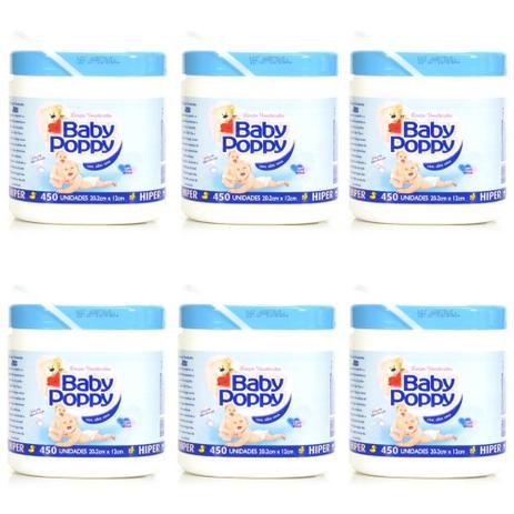 Opus Baby Poppy Azul Lenços Umedecidos C/450 (Kit C/06) Menor preço em Opus Baby Poppy Azul Lenços Umedecidos C/450 (Kit C/06)
