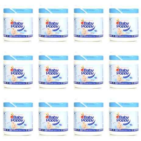 Opus Baby Poppy Azul Lenços Umedecidos C/450 (Kit C/12) Menor preço em Opus Baby Poppy Azul Lenços Umedecidos C/450 (Kit C/12)