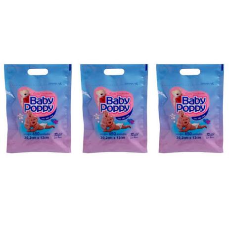 Opus Baby Poppy Lenços Umedecidos Refil C/450 (Kit C/03) Menor preço em Opus Baby Poppy Lenços Umedecidos Refil C/450 (Kit C/03)