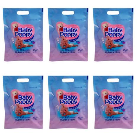 Opus Baby Poppy Lenços Umedecidos Refil C/450 (Kit C/06) Menor preço em Opus Baby Poppy Lenços Umedecidos Refil C/450 (Kit C/06)