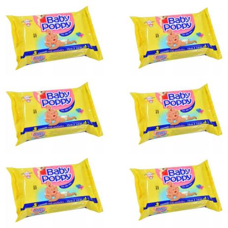 Opus Baby Poppy Premium Toalhas Umedecidas C/100 (Kit C/06) Menor preço em Opus Baby Poppy Premium Toalhas Umedecidas C/100 (Kit C/06)