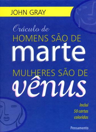Oráculo de Homens São de Marte, Mulheres São de Vênus - Pensamento Menor preço em Oráculo de Homens São de Marte, Mulheres São de Vênus - Pensamento