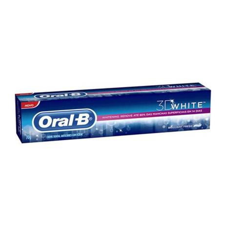 Oral B 3D White Creme Dental 70g é boa?