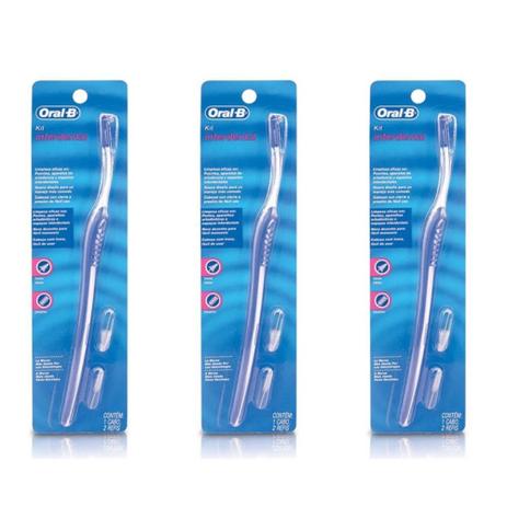 Oral B Cabo Interdental Escova Dental (Kit C/03) Menor preço em Oral B Cabo Interdental Escova Dental (Kit C/03)