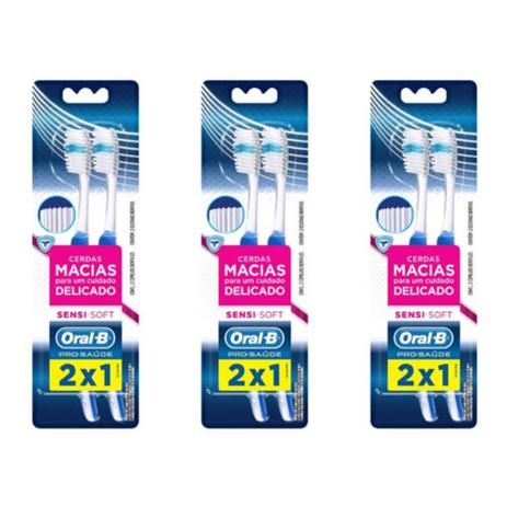 Oral B Indicator Sensi Soft Escova Dental C/2 (Kit C/03) Menor preço em Oral B Indicator Sensi Soft Escova Dental C/2 (Kit C/03)
