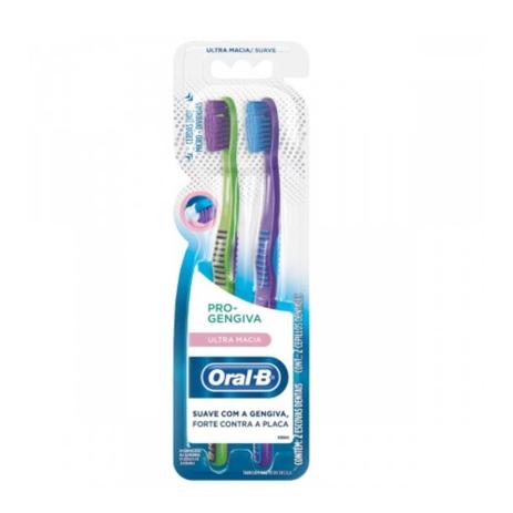 Oral B Pro Gengiva 35 Escova Dental C/2 Menor preço em Oral B Pro Gengiva 35 Escova Dental C/2
