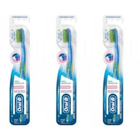 Oral B Pro Gengiva 35 Escova Dental (Kit C/03) Menor preço em Oral B Pro Gengiva 35 Escova Dental (Kit C/03)