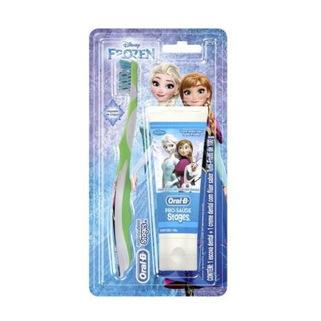 Oral B Stages Frozen 3 Anos Escova Dental Infantil + Creme Dental 75ml Menor preço em Oral B Stages Frozen 3 Anos Escova Dental Infantil + Creme Dental 75ml