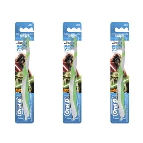 Oral B Stages Star Wars Escova Dental Infantil (Kit C/03) é boa?
