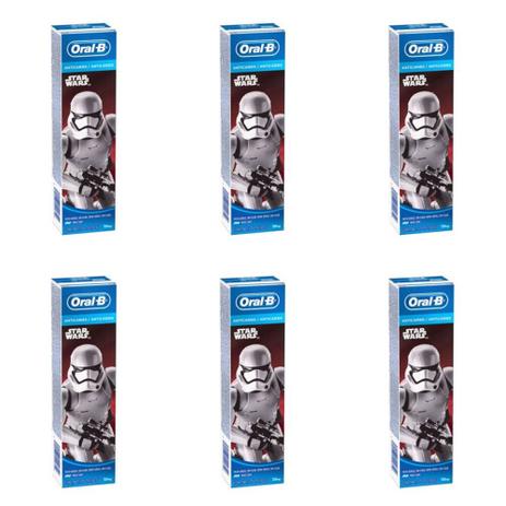 Oral B Stages Stars Wars Creme Dental Infantil 90g (Kit C/06) Menor preço em Oral B Stages Stars Wars Creme Dental Infantil 90g (Kit C/06)