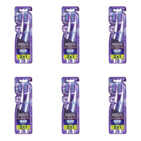 Oral B White Lux Pro Escova Dental C/2 (Kit C/06) Menor preço em Oral B White Lux Pro Escova Dental C/2 (Kit C/06)