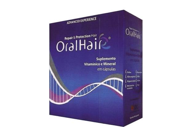 Oral Hair Repair Protection Hair Vitaminico e Mineral 60cps Menor preço em Oral Hair Repair Protection Hair Vitaminico e Mineral 60cps