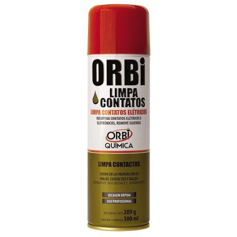Orbi Quimica Limpa Contato Eletrico Aerosol 300ML/209G Menor preço em Orbi Quimica Limpa Contato Eletrico Aerosol 300ML/209G