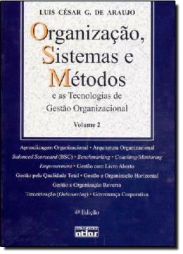 Organizacao, sistemas e metodos e as tecnologias de gestao organizacional - vol 2 - Atlas exatas, humanas, soc (grupo gen) Menor preço em Organizacao, sistemas e metodos e as tecnologias de gestao organizacional - vol 2 - Atlas exatas, humanas, soc (grupo gen)