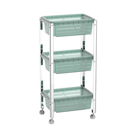 Organizador Cesta Plástica Suprema Menta - Brinox Menor preço em Organizador Cesta Plástica Suprema Menta - Brinox