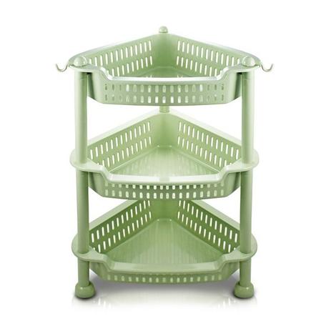 Organizador de 3 andares multiuso fruteira desmontável com gancho lifestyle jacki design verde Menor preço em Organizador de 3 andares multiuso fruteira desmontável com gancho lifestyle jacki design verde