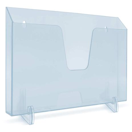 Organizador de Escritorio Expositor Horizontal Cristal - Acrimet Menor preço em Organizador de Escritorio Expositor Horizontal Cristal - Acrimet