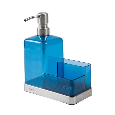 Organizador de Pia Elegance Azul 19,5 x 16 x 7,5 cm - Brinox Menor preço em Organizador de Pia Elegance Azul 19,5 x 16 x 7,5 cm - Brinox