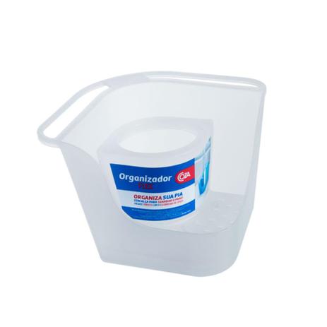 Organizador de Pia Flex 16,6 x 16,6 x 12 cm Natural - Coza - Brinox Menor preço em Organizador de Pia Flex 16,6 x 16,6 x 12 cm Natural - Coza - Brinox