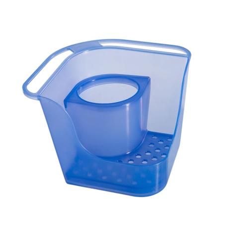 Organizador de Pia Flex Azul 16,6 x 16,6 x 12 cm - Coza - Brinox Menor preço em Organizador de Pia Flex Azul 16,6 x 16,6 x 12 cm - Coza - Brinox
