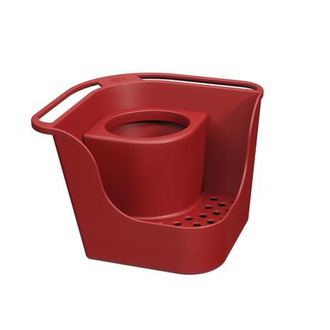 Organizador de Pia Flex Basic Vermelho Bold Coza - Brinox Menor preço em Organizador de Pia Flex Basic Vermelho Bold Coza - Brinox