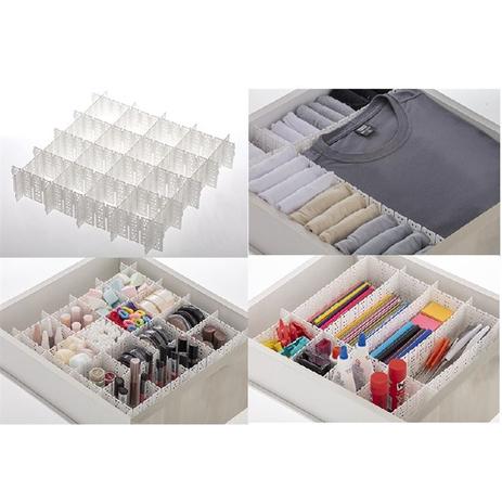 Organizador divisória para gavetas colmeia para meia lingerie calcinha lencos com 5 divisorias ajust - Paramount Menor preço em Organizador divisória para gavetas colmeia para meia lingerie calcinha lencos com 5 divisorias ajust - Paramount