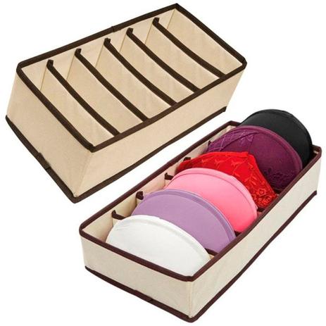 Organizador Gaveta TNT Porta Sutiã Bojo Lingerie Bege - Bwx Menor preço em Organizador Gaveta TNT Porta Sutiã Bojo Lingerie Bege - Bwx