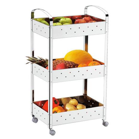 Organizador Inox Fruteira Suprema 40x28x77 cm Brinox é boa?