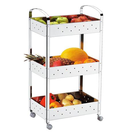 Organizador inox suprema 40 cm brinox 2098/200 Menor preço em Organizador inox suprema 40 cm brinox 2098/200