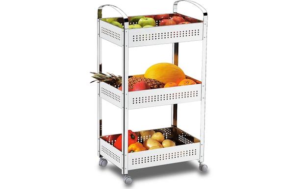Organizador Inox Suprema 40x28x77 cm Brinox Menor preço em Organizador Inox Suprema 40x28x77 cm Brinox