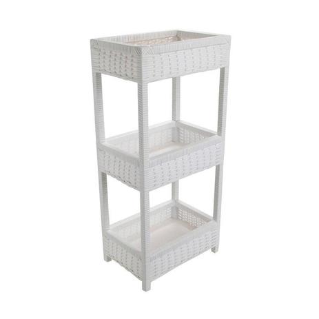Organizador Multiuso Trama 3 Cestos - Home Style Menor preço em Organizador Multiuso Trama 3 Cestos - Home Style