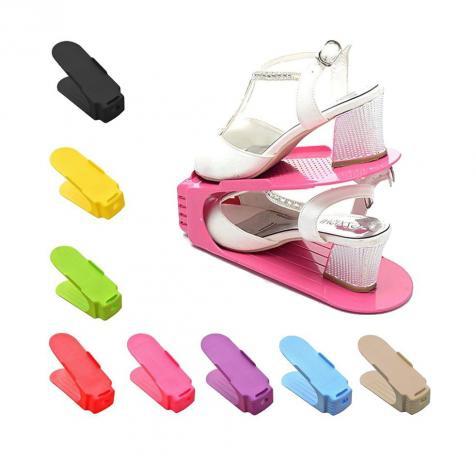 Organizador / rack de plástico para sapatos - Kit com 10 peças - Cosi é boa?