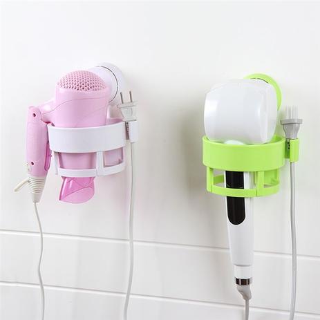 Organizador suporte porta secador de cabelo com ventosa fixação banheiro salao parede e portas - Faça Resolva Menor preço em Organizador suporte porta secador de cabelo com ventosa fixação banheiro salao parede e portas - Faça Resolva