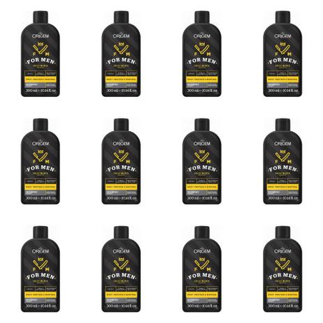 Origem For Men 3em1 Shampoo 300ml (Kit C/12) Menor preço em Origem For Men 3em1 Shampoo 300ml (Kit C/12)