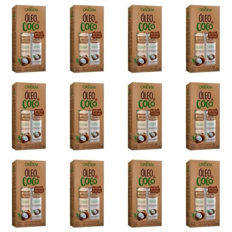 Origem Kit Óleo De Coco Shampoo + Condicionador 300ml (Kit C/12) Menor preço em Origem Kit Óleo De Coco Shampoo + Condicionador 300ml (Kit C/12)