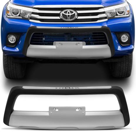 Menor preço em Overbumper Toyota Hilux 2016 2017 2018 Protetor Frontal Front Bumper - Tg Poli