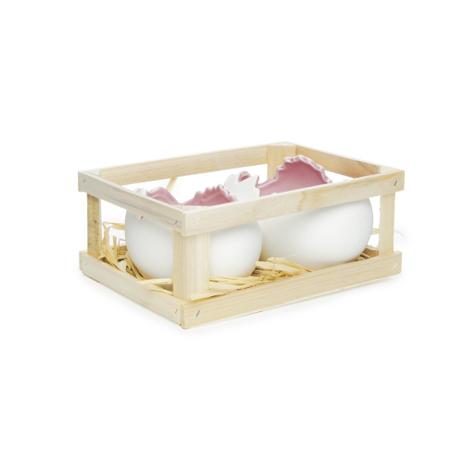 Ovo De Cerâmica Decorativo Páscoa 2 Unid. Rosa - Cromus é boa?