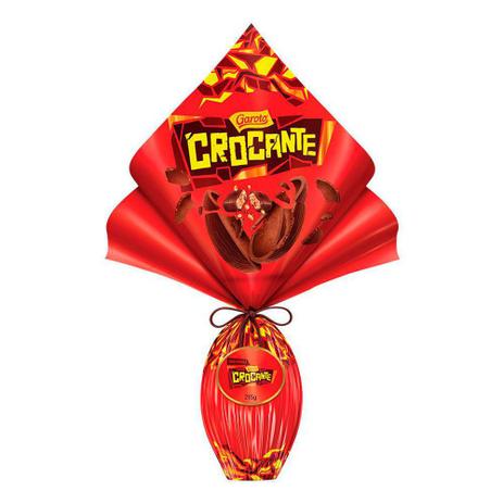 Ovo de Páscoa Garoto Crocante 215g Menor preço em Ovo de Páscoa Garoto Crocante 215g