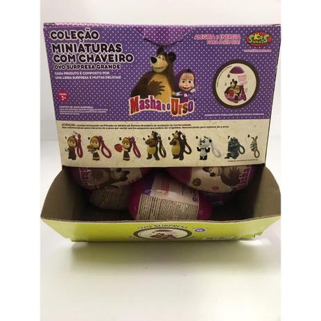 Ovo Surpresa Grande Com Miniatura Da Masha E O Urso Com 12un - Marsha e o urso Menor preço em Ovo Surpresa Grande Com Miniatura Da Masha E O Urso Com 12un - Marsha e o urso