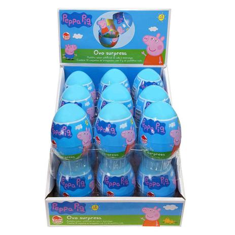 Ovo Surpresa Peppa Pig Display com 18 unidades - Combo Menor preço em Ovo Surpresa Peppa Pig Display com 18 unidades - Combo
