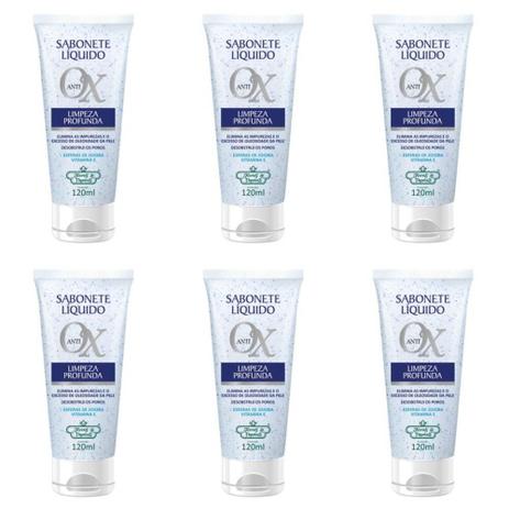 Ox Anti Sabonete Líquido Facial Flores 120ml (Kit C/06) é boa?