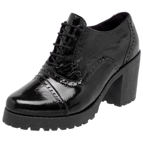 oxford feminino preto verniz