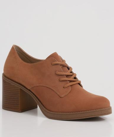 oxford feminino nobuck