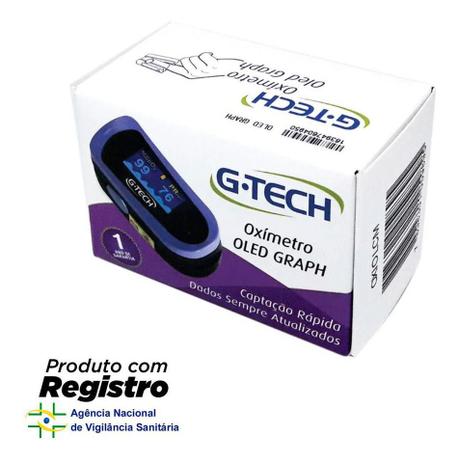Oximetro De Pulso Portatil De Dedo Oled G Tech - G-Tech Menor preço em Oximetro De Pulso Portatil De Dedo Oled G Tech - G-Tech