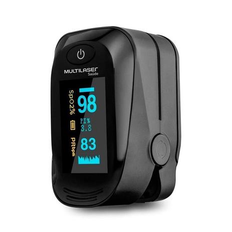 Oxímetro Digital Multilaser De Dedo HC261 Portátil Medidor Pulsação e Oxigenação Anvisa Preto Menor preço em Oxímetro Digital Multilaser De Dedo HC261 Portátil Medidor Pulsação e Oxigenação Anvisa Preto