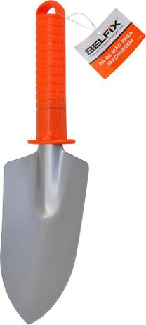 Pá de mão para jardinagem metálico com cabo anatômico em plástico - Belfix é boa?